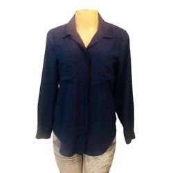 Old Navy Sz Small Women Long Sleeve Button Up Shirt
