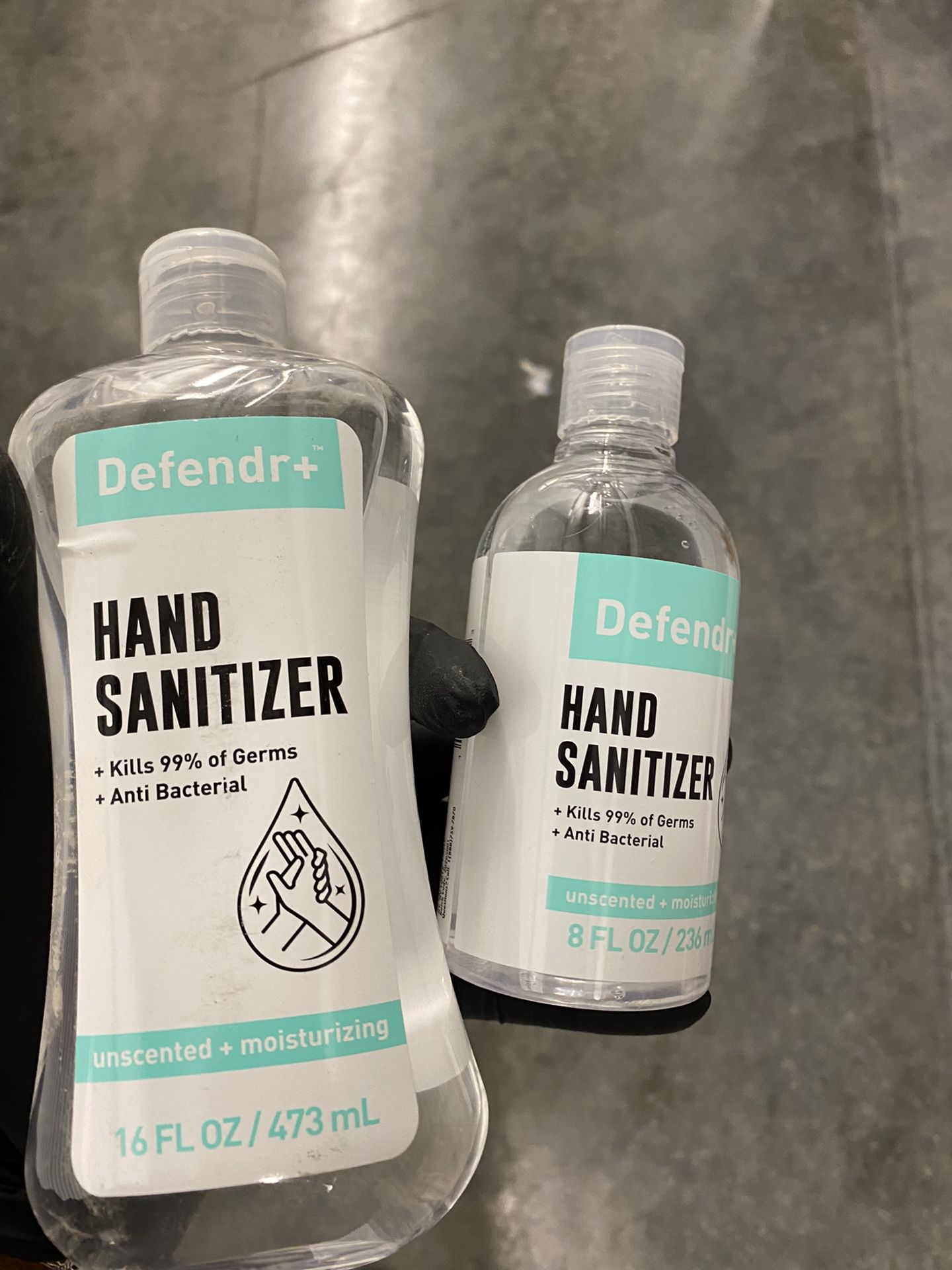 Defendr+ 16 oz and 8 oz Hand Sanitizer