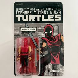 Super7 TMNT Foot Soldier ReAction Eastman Laird Sealed 