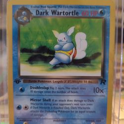 1999 1st Edition Dark Wartortle