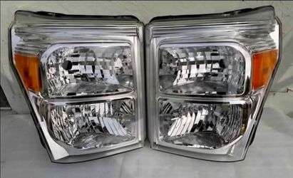11-16 Ford F250 F350 F450 F550 Super Duty Headlights Luces Micas Calaveras Faros Faroles Focos Headlamps