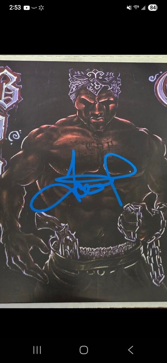 Autographed Ice T Body Count Reissue Lp With Ck On It 100% Authentic