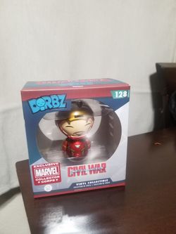 Dorbz toy iron man unmasked