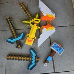 Minecraft Toys Nerf Mattel