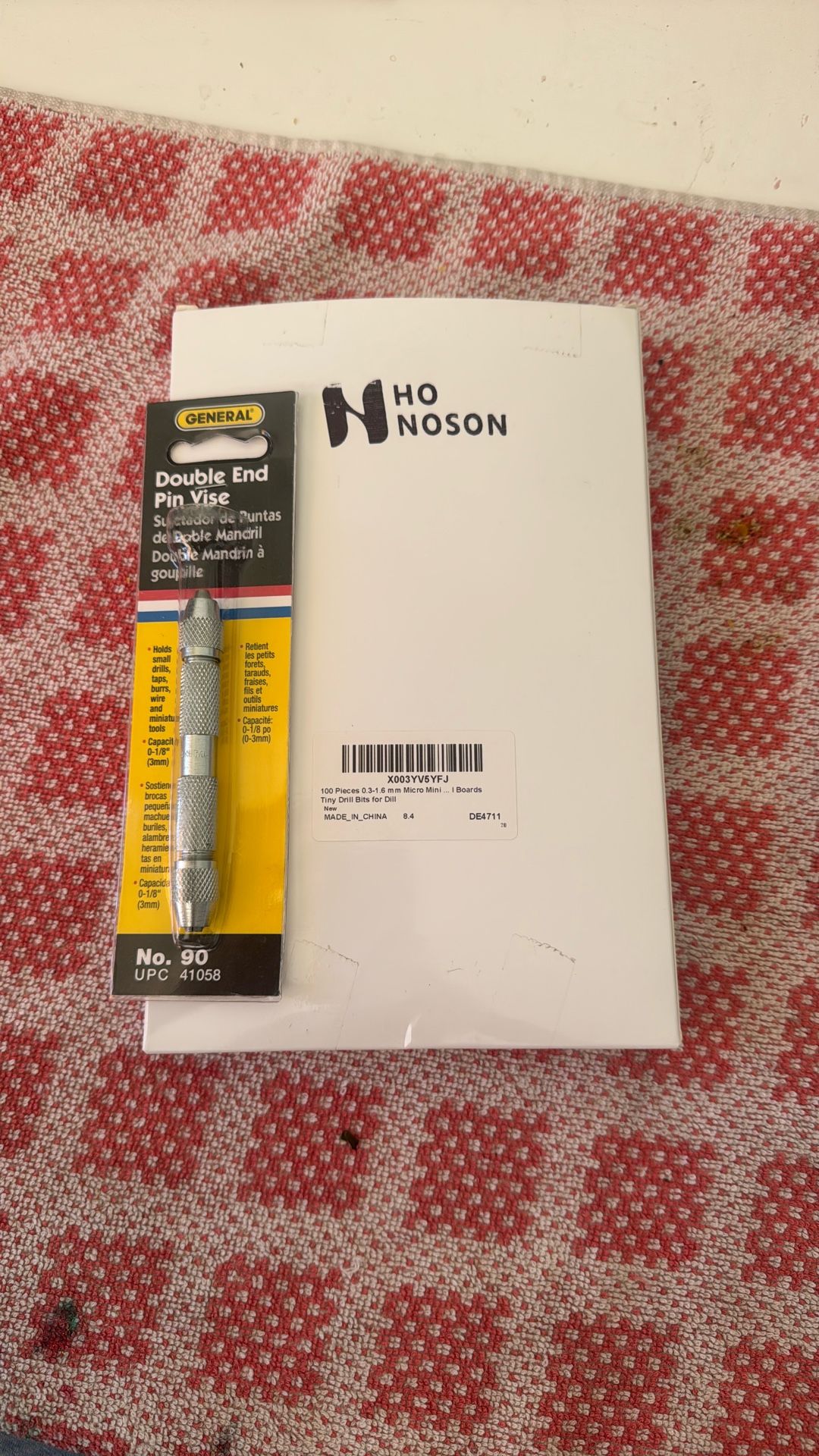 General Tools Double End 90 Pin Vise With 100 Piece Micro Mini I Boards Tiny Drill Bit Set