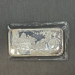 1 OZ .999 Silver Broadway Bar