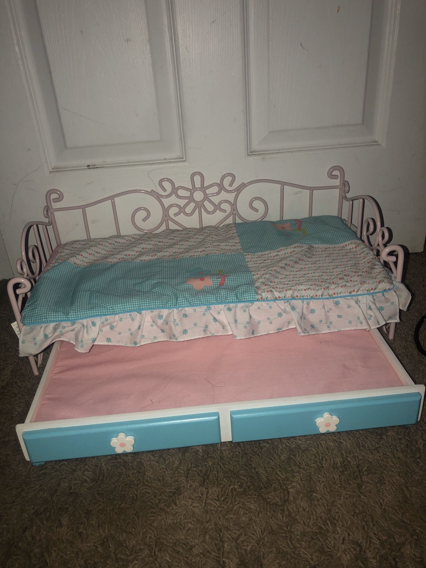 Price reduced Our Generation Doll Bed with trundle