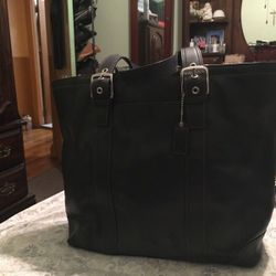 Authentic coach black bag