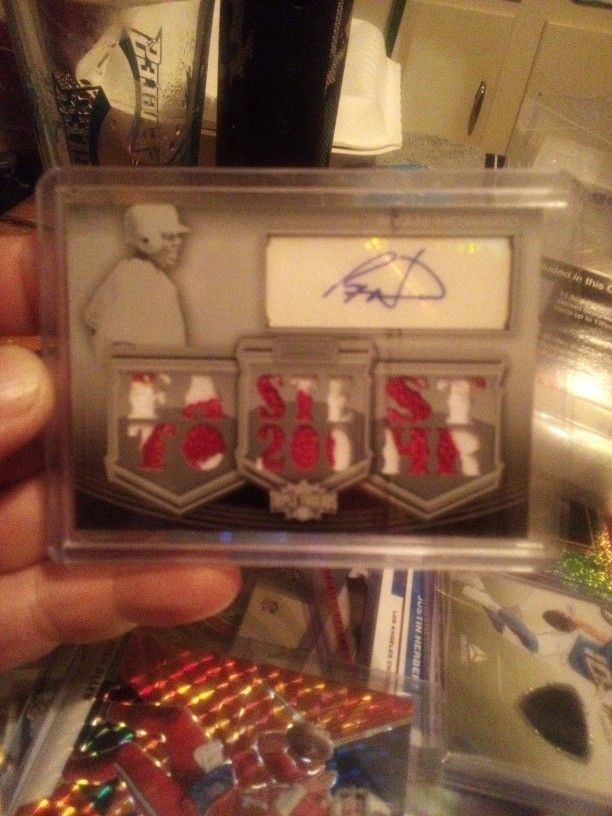 10 Tops Ryan Howard Fastest To 200 HR Printing Plate Auto One Of One