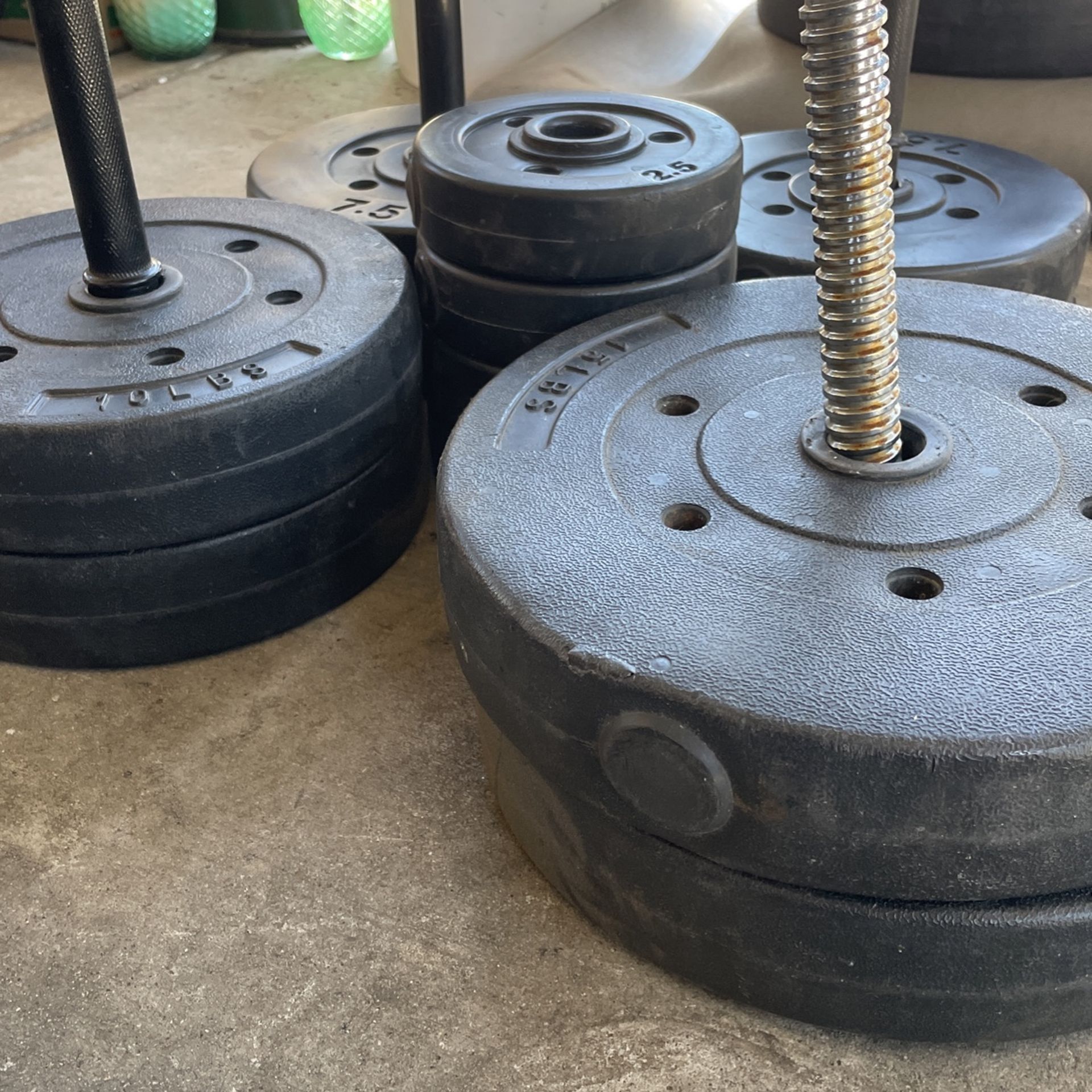 1inch Vinyl Weights 90lbs