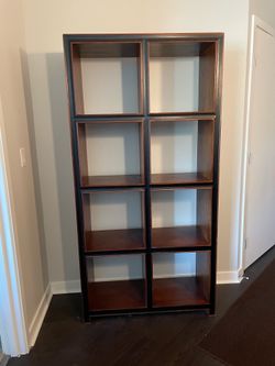 Crate & Barrel Open Bookshelves