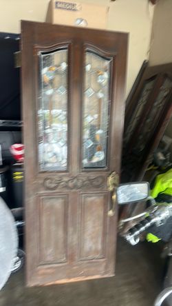 Double front door doors
