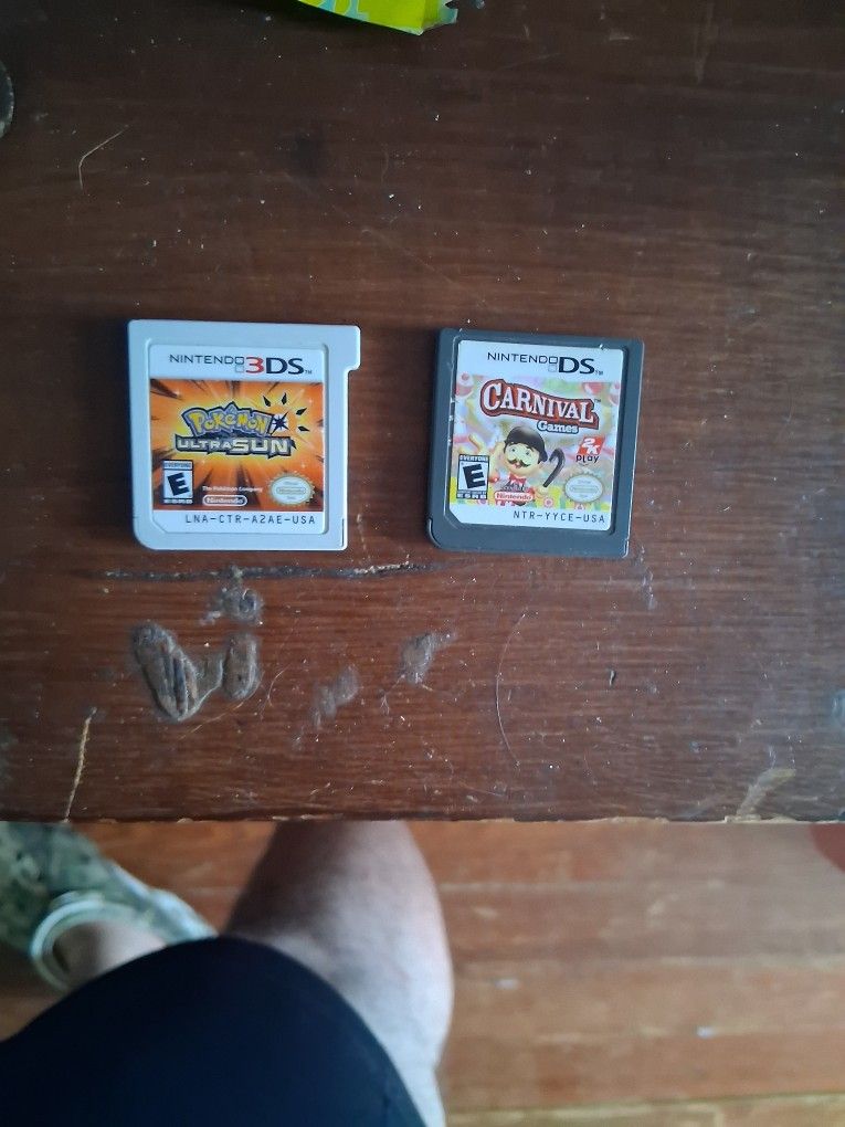 Pokemon Ultra Sun + Carnival Games