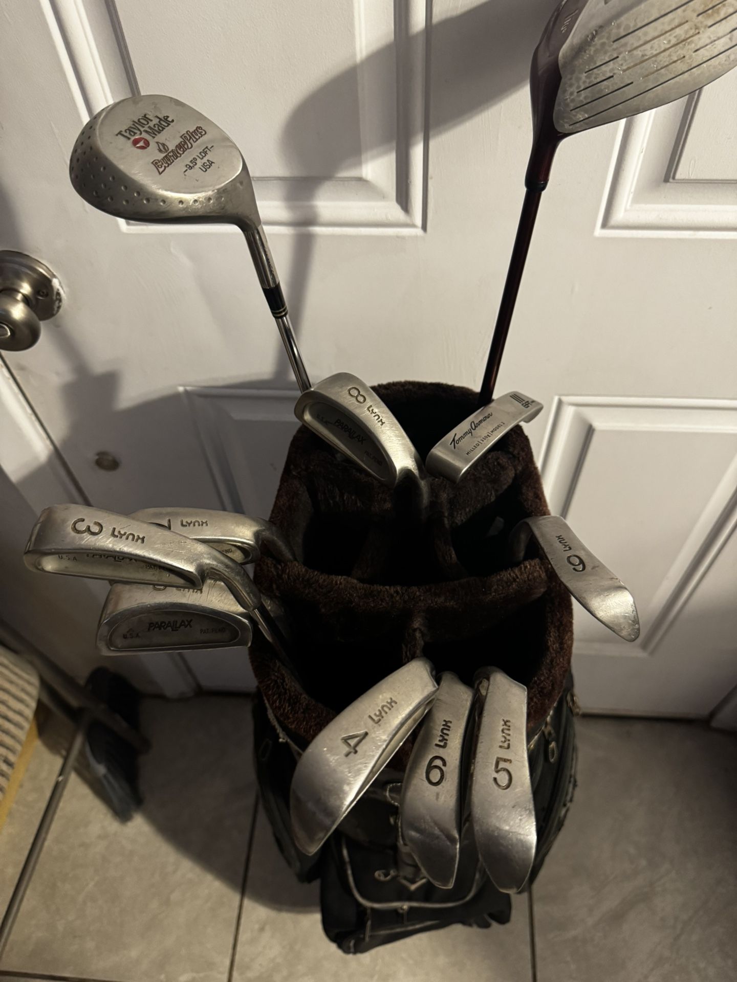 Golf Clubs And Bag 