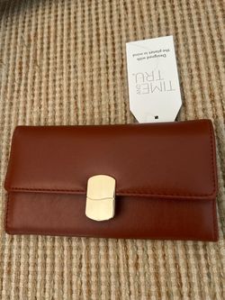 Clutch Organizer Wallet with Gold Clasp - NWT