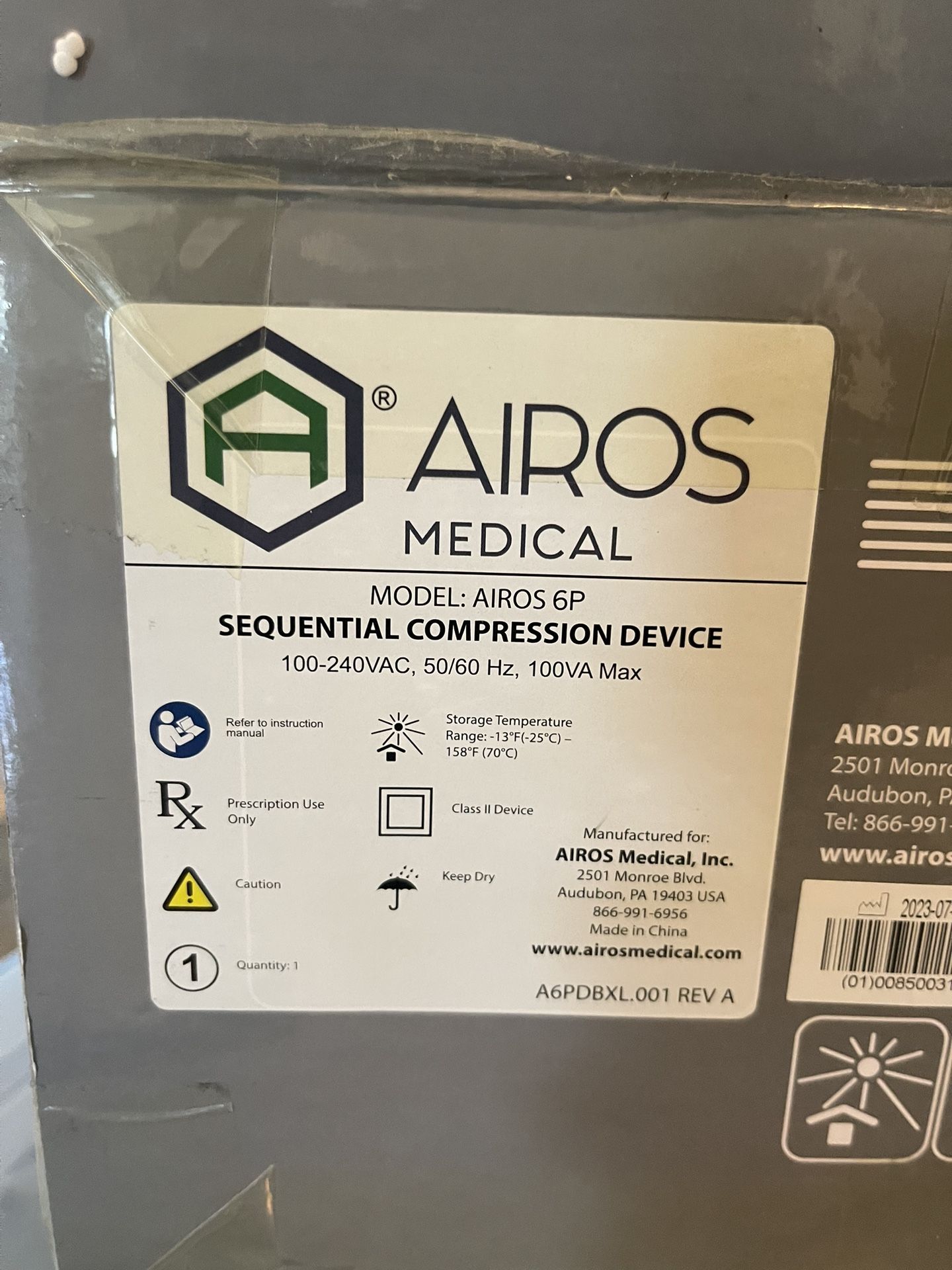 Airos 6p Sequential Compression Device