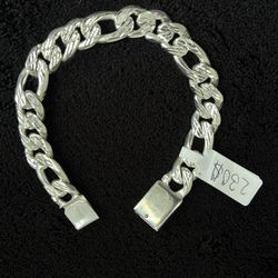 Brazalete de plata 925 8 inch 