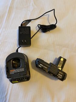 Ryobi 18v battery and charger