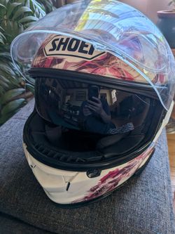 Shoei GT-Air II Conjure Helmet (White/Pink, Size Large)