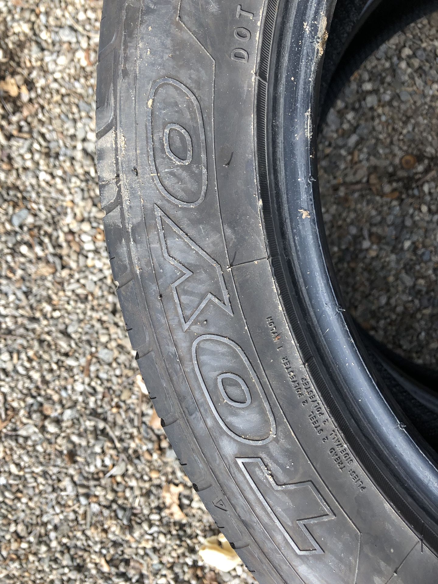 TOYO tires 2 used