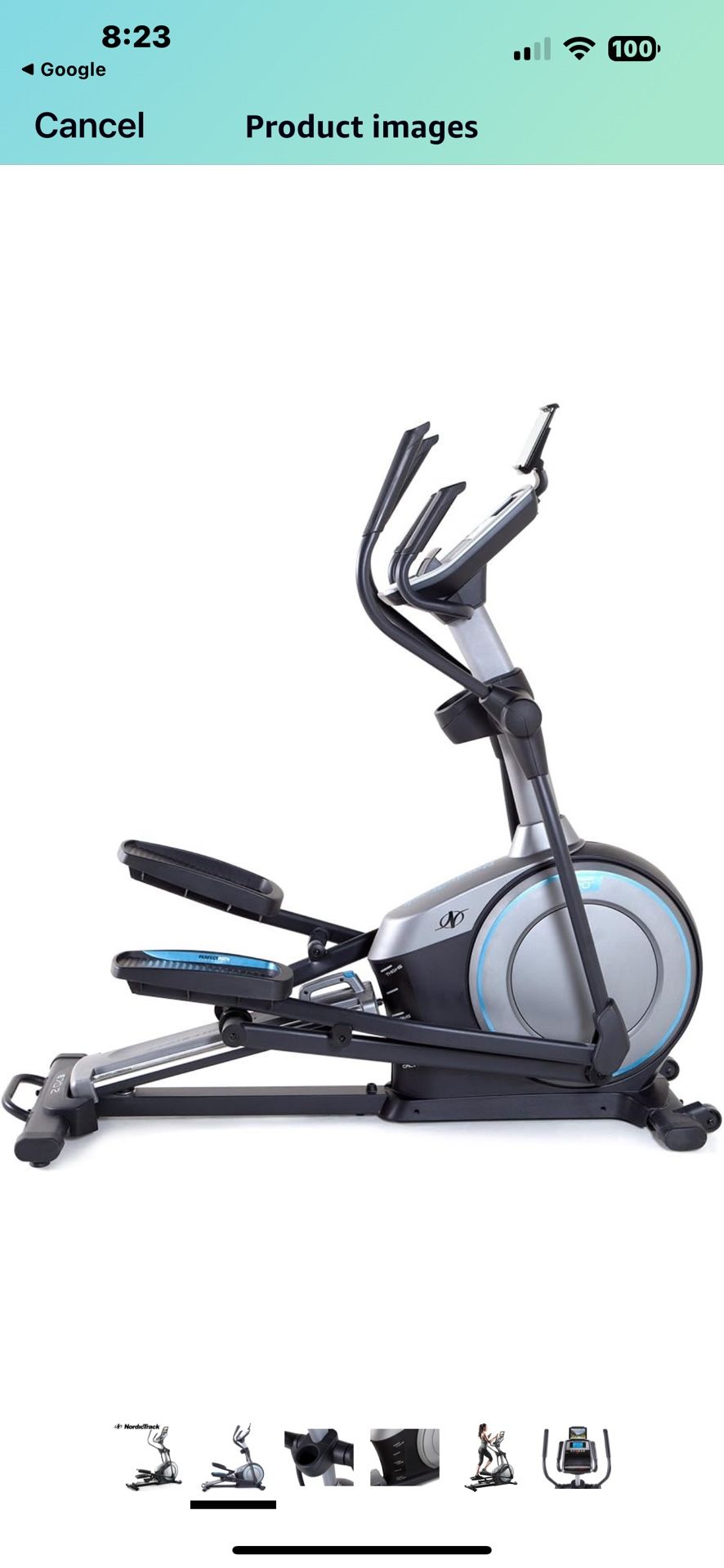 Nordic Track E7.0Z Elliptical