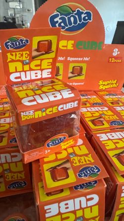 Needoh nice cube orange Fanta squishy