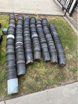 Gallon Plastic pots for gardening
