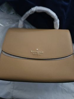 Kate Spade Tan Handbag With Crossbody Strap
