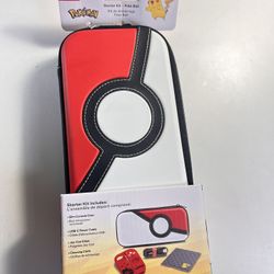 Pokémon Poke Ball PDP Slim Case For The Nintendo Switch with accessories!