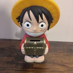 One Piece Luffy  Treasure 9" Coin Bank Figure Piggy Bank