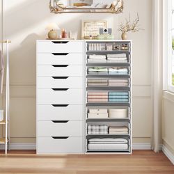 Set of 2pcs  8 - Drawer Dresser