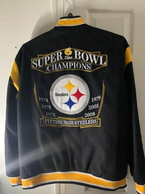 Pittsburgh Steelers JH time Super Bowl Champions Reversible Jacket