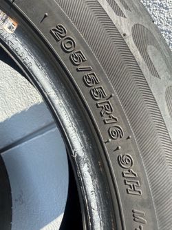 205/55/16 Bridgestone (2 Tires) $40.00/Each
