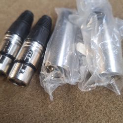 2 Xlr (F) And 2 Xlr (M)Replacements ( Brand New)