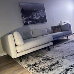 Modern Gray Sectional 