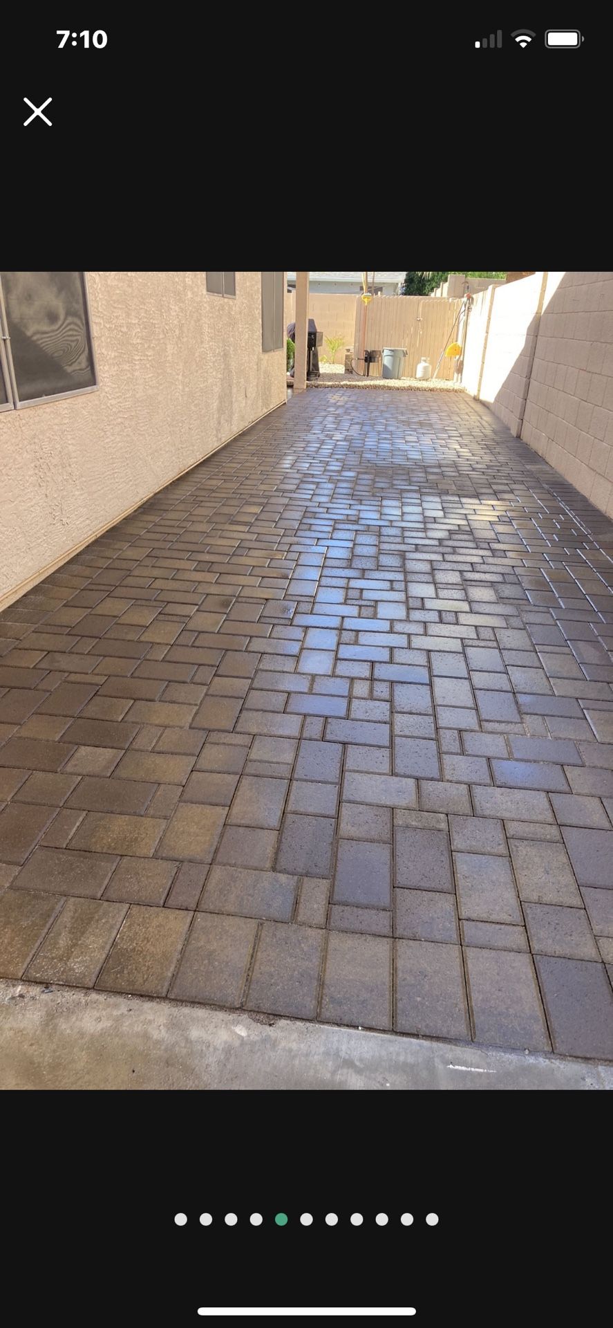 Pavers Turf Travertine Concrete