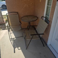 Patio TABLE & CHAIRS