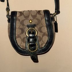 Coach saddle crossbody purse