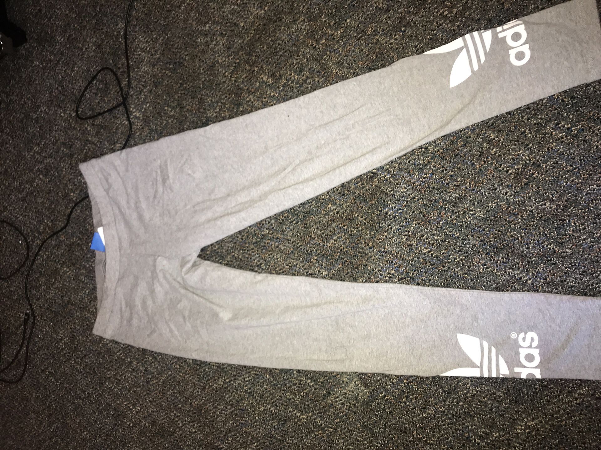 Light grey adidas leggings