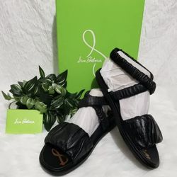 Sam Edelman ruched ankle strap sandals Size 8
