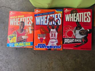 MICHAEL JORDAN CHICAGO BULLS WHEATIES BOXES SET 3