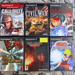 Video Games PLAYSTATION AND XBOX