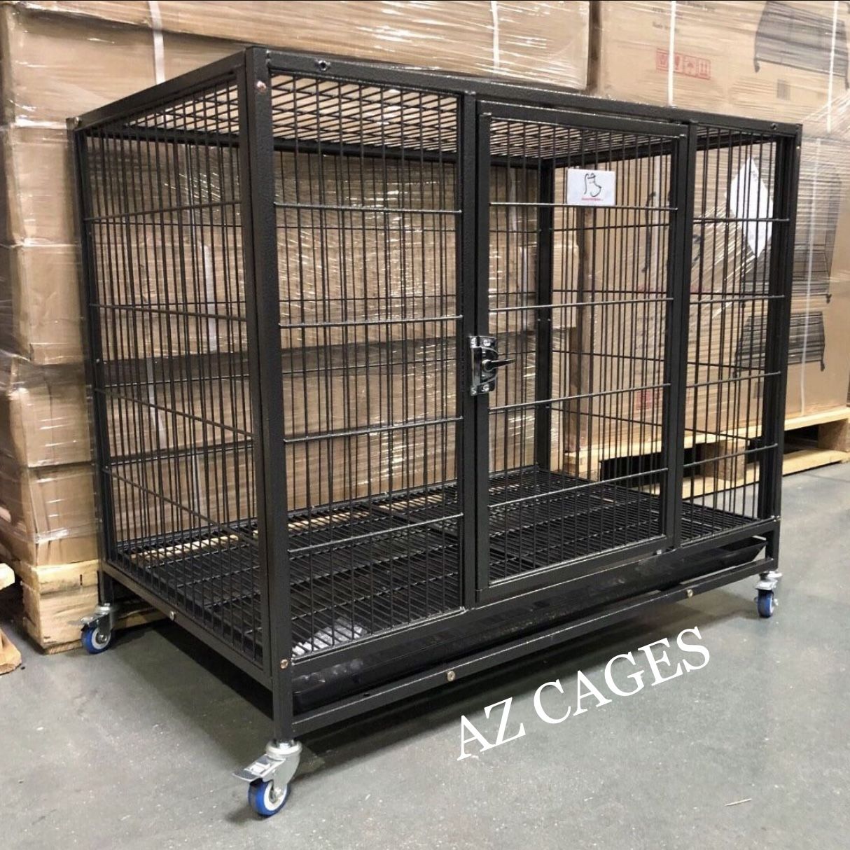 🐩Brandnew Dog Kennel Crate Cage 🐶Dimensions: 37”L X 23”W X 30”H 🇺🇸