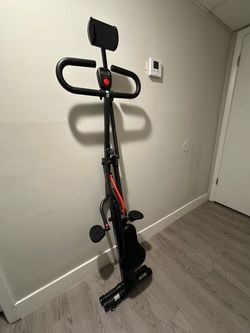 Sunny Health & Fitness Upright Row-N-Ride With Adjustable Squat Motion