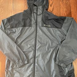 COLUMBIA Wind Breaker Jacket Mens Size XL - Navy Blue