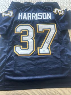 Rodney Harrison Signed San Diego Chargers Jersey #37 Beckett BAS Authenticated