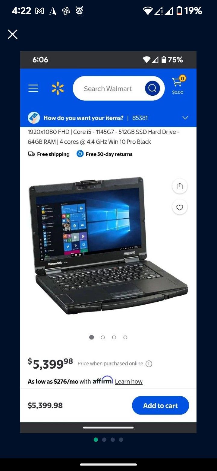 Panasonic Laptop