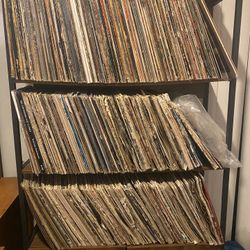 Record Collection And Stereo Setup