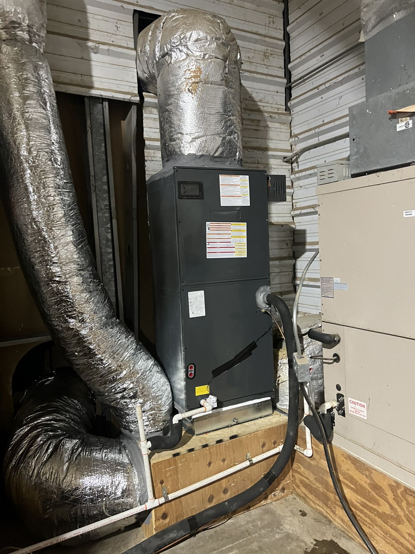 Goodman & American Standard Evaporator Coil And Condensers Installed