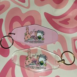 420 Self Care essential Hotel Room Keychain 